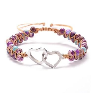 Heart To Heart Connection Regalite Jasper Bracelet-Your Soul Place